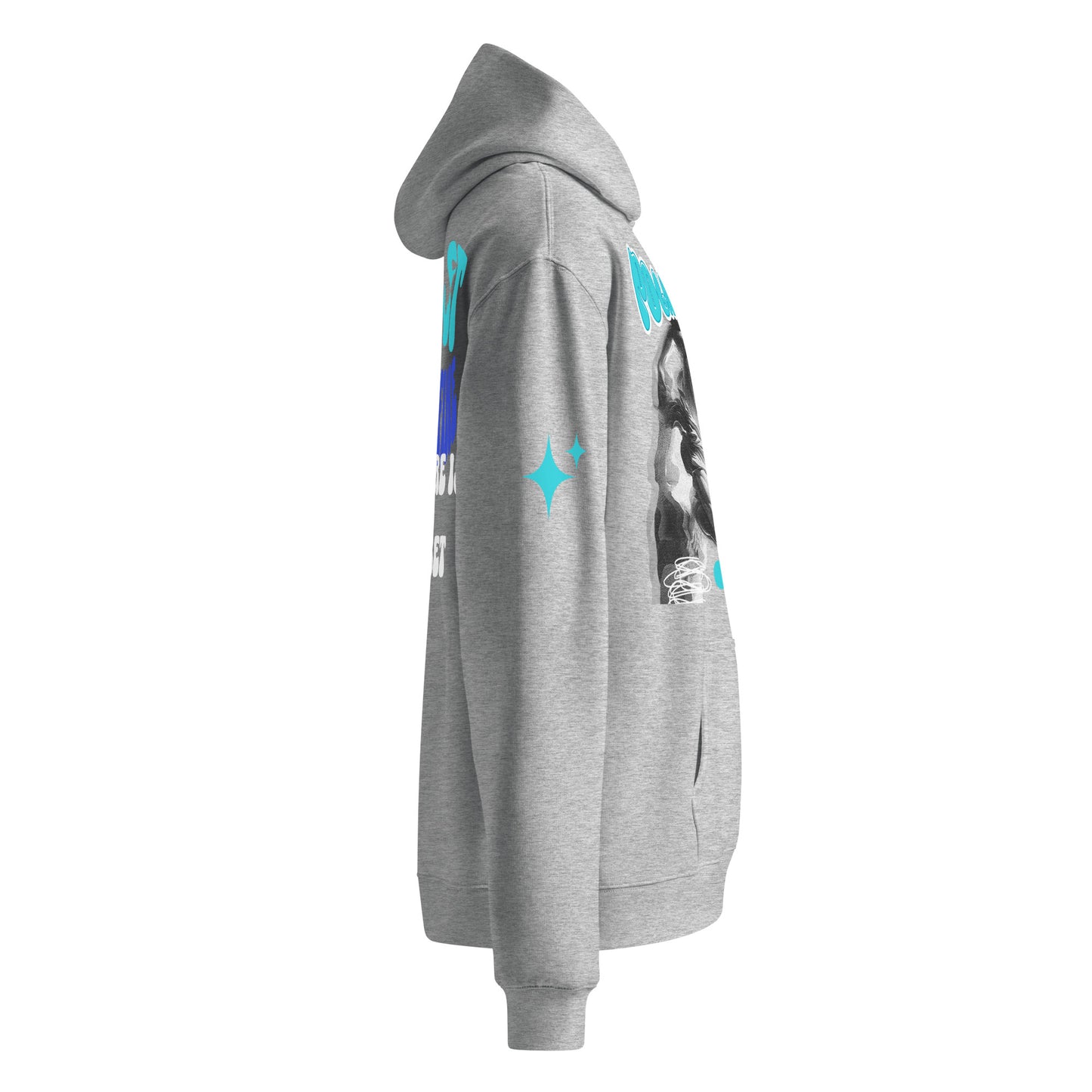 Unisex oversized MAKE YOURSELF POLARIS HOODIE